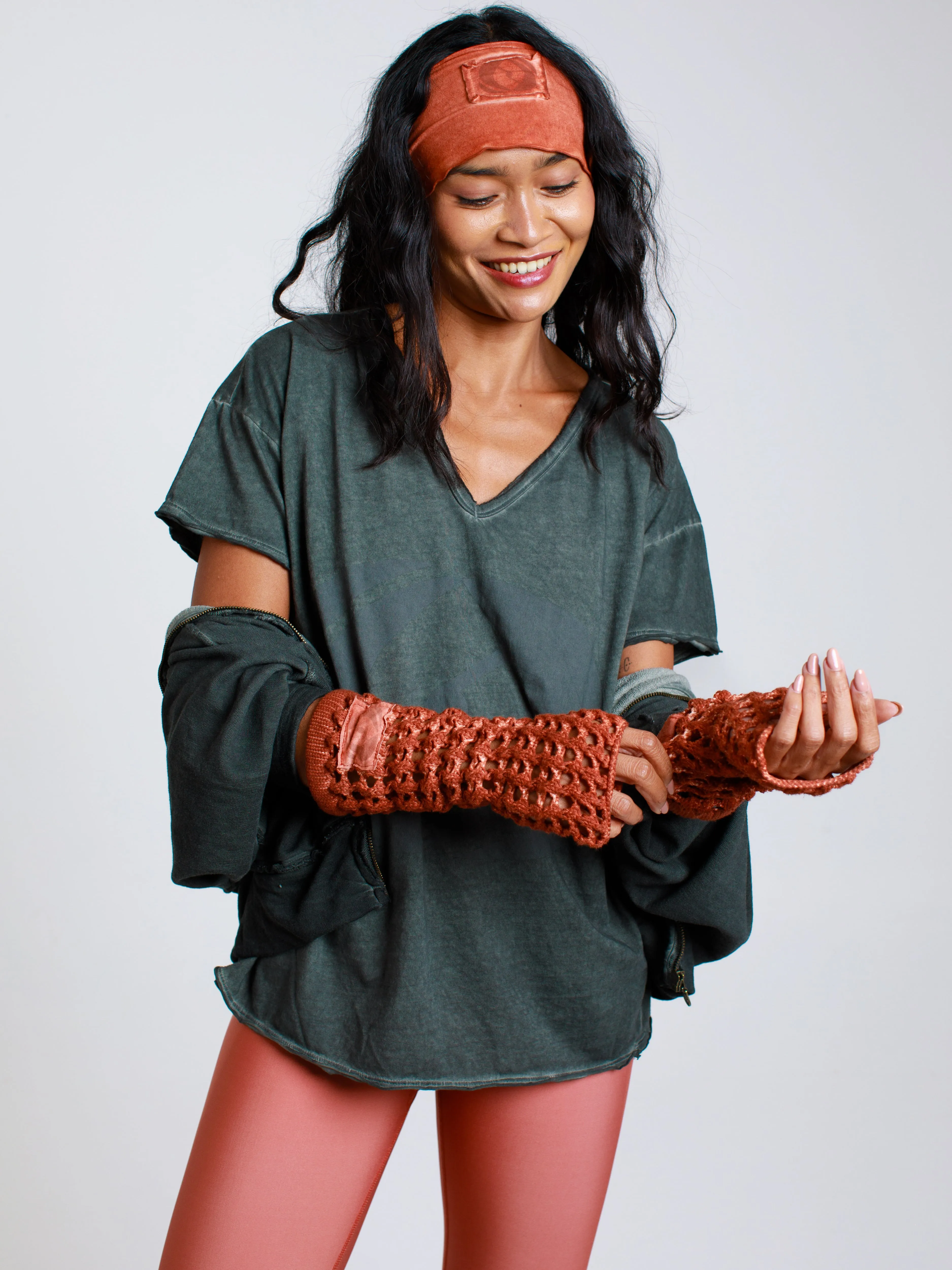 Net Knit-Gloves, merchant product photograph