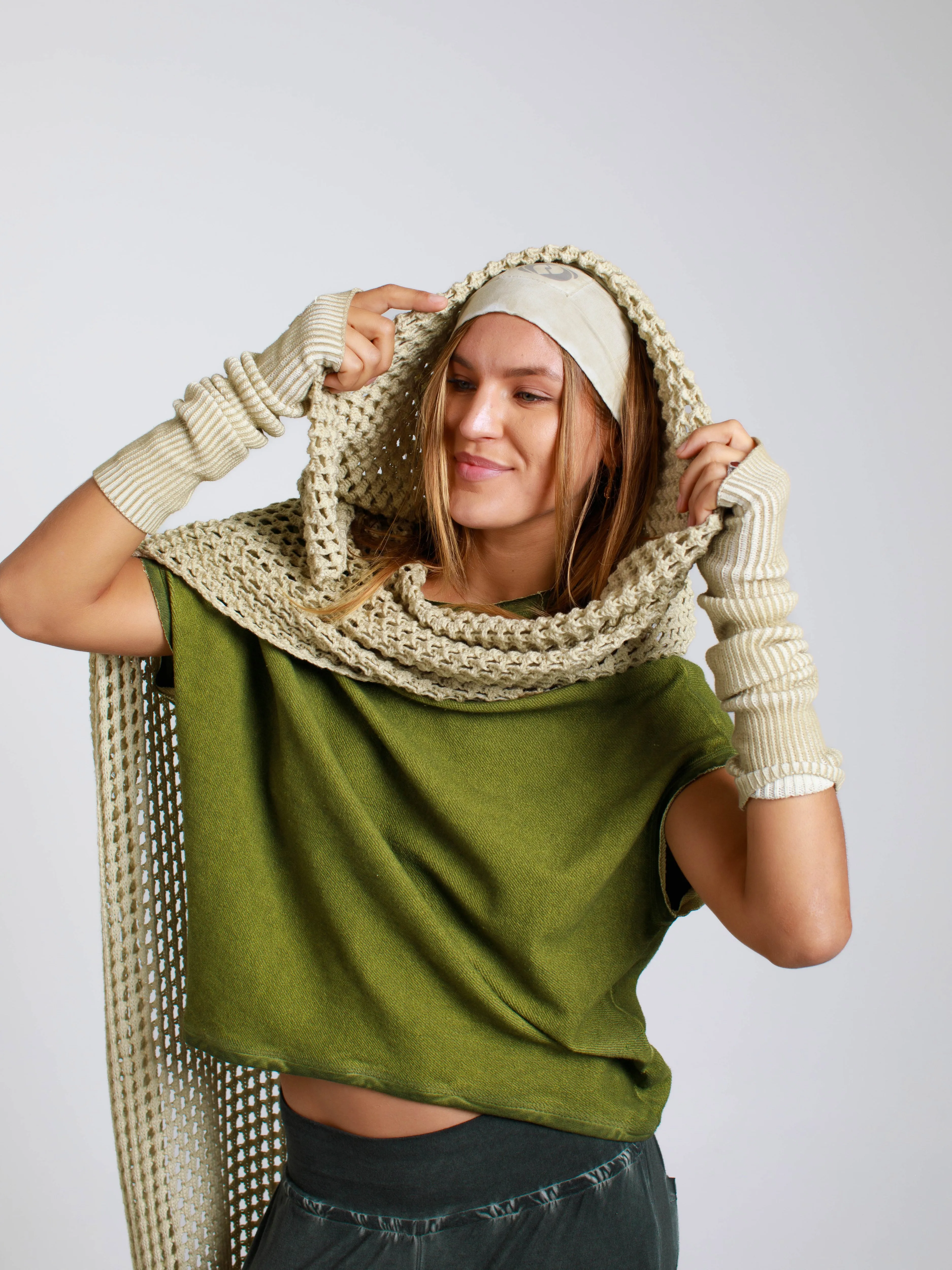 Oversized French Terry Top, merchant product photograph