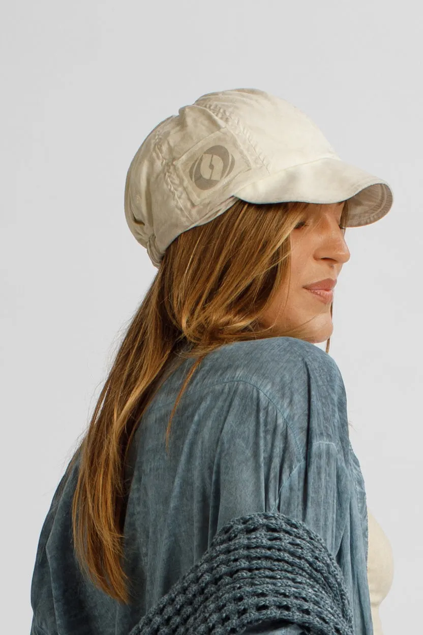 Canvas Flat Cap, merchant product photograph