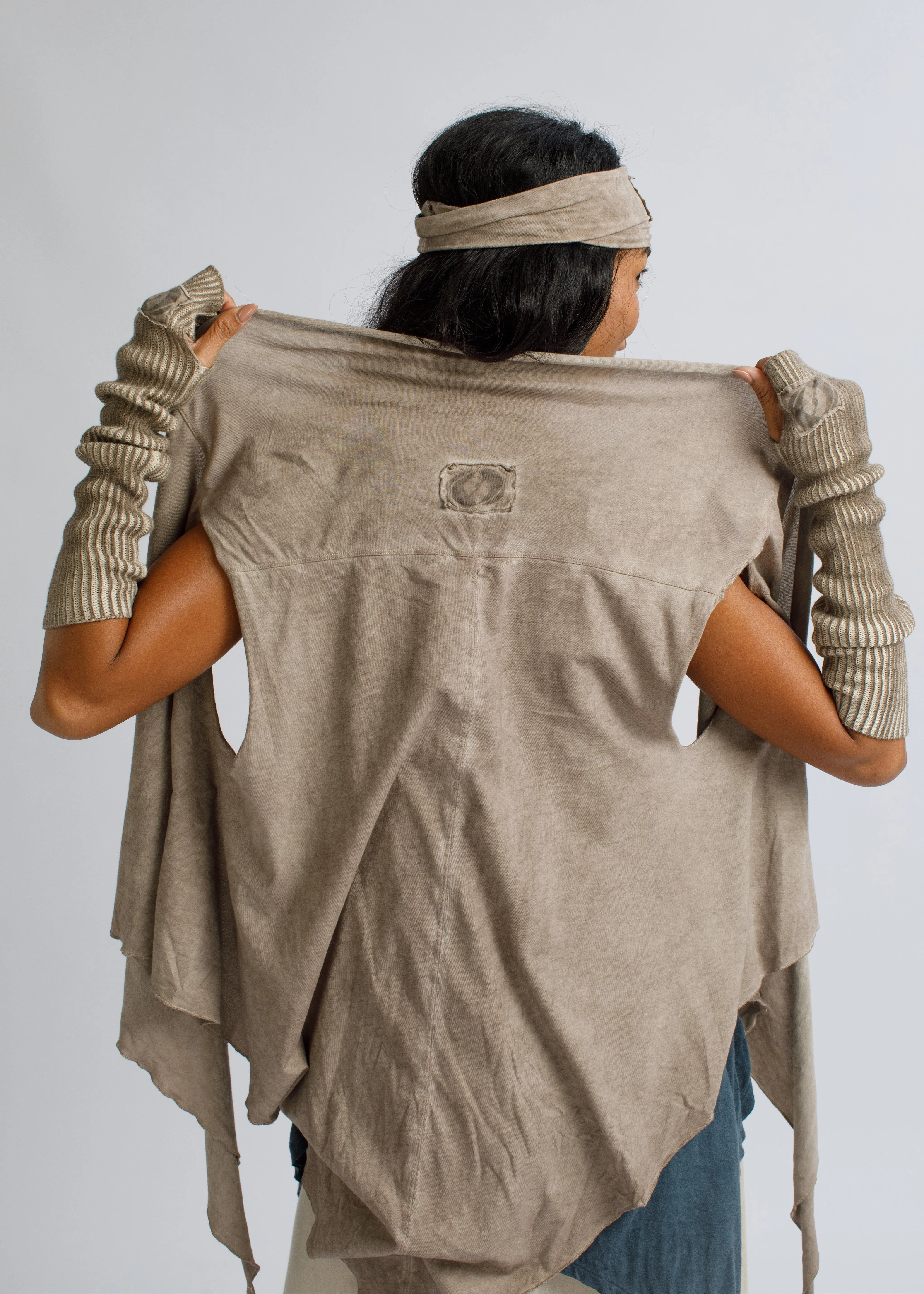 Shawl with Opening, merchant product photograph