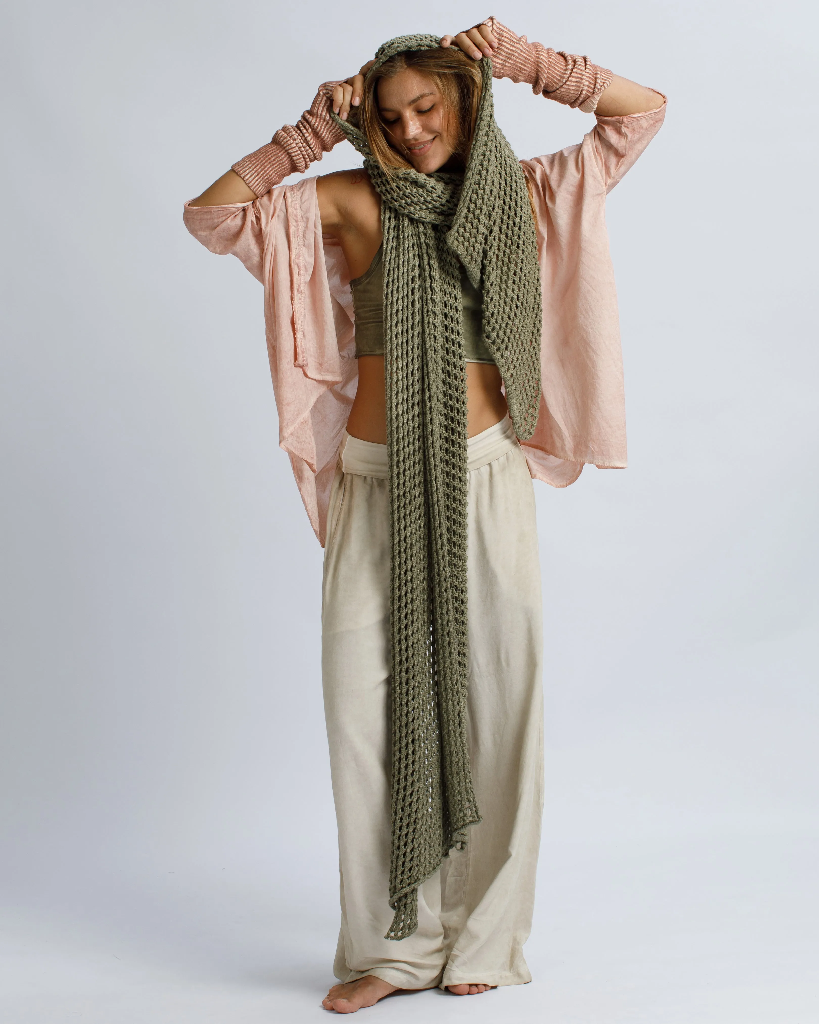 Knitted Scarf, merchant product photograph