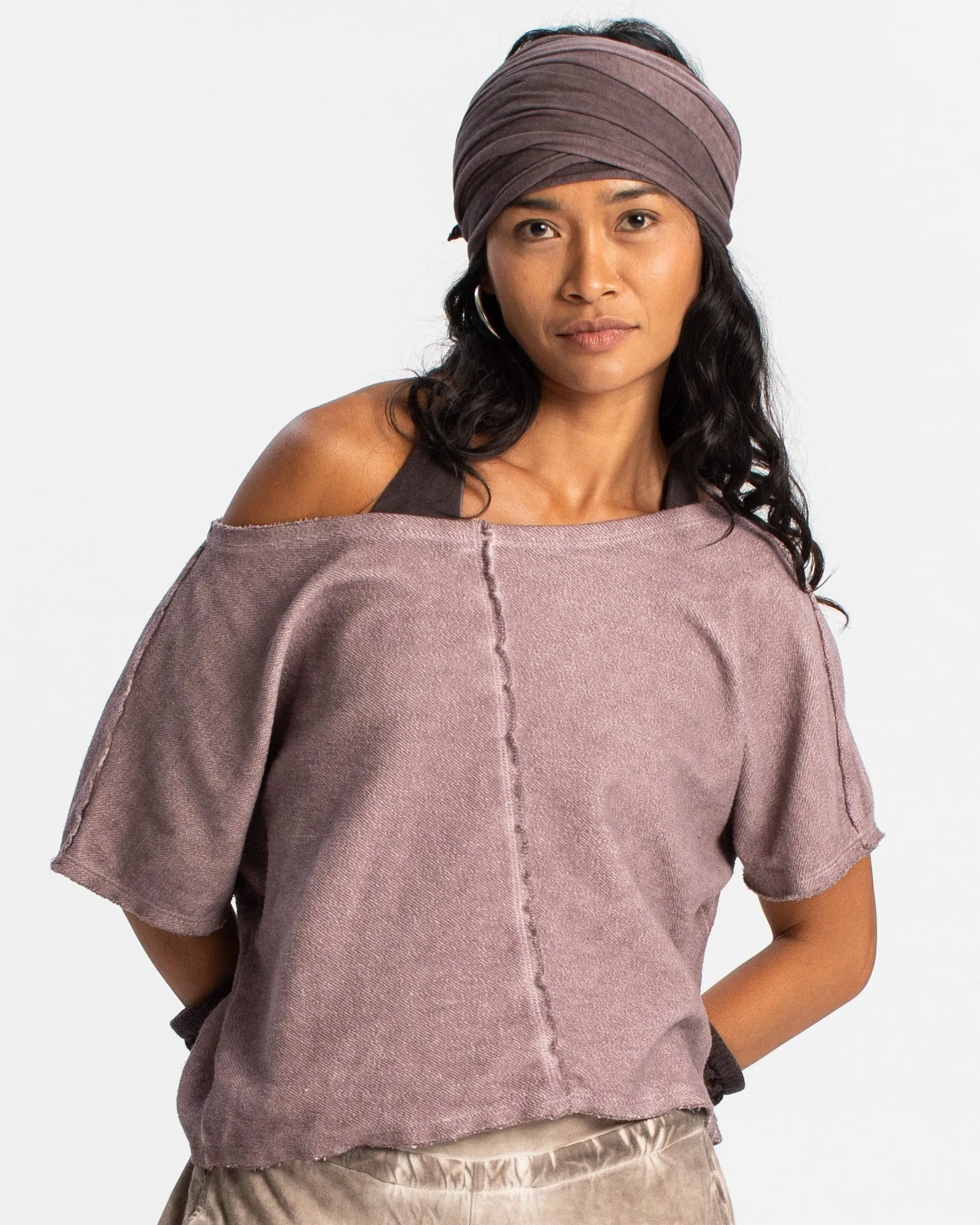 Reverse Terry Boxy Top, merchant product photograph