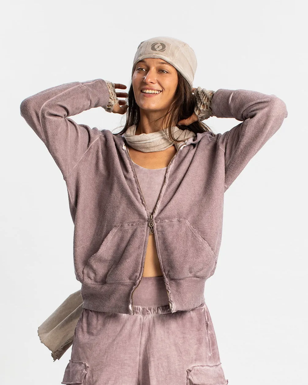 Wide Zip Hoodie, merchant product photograph