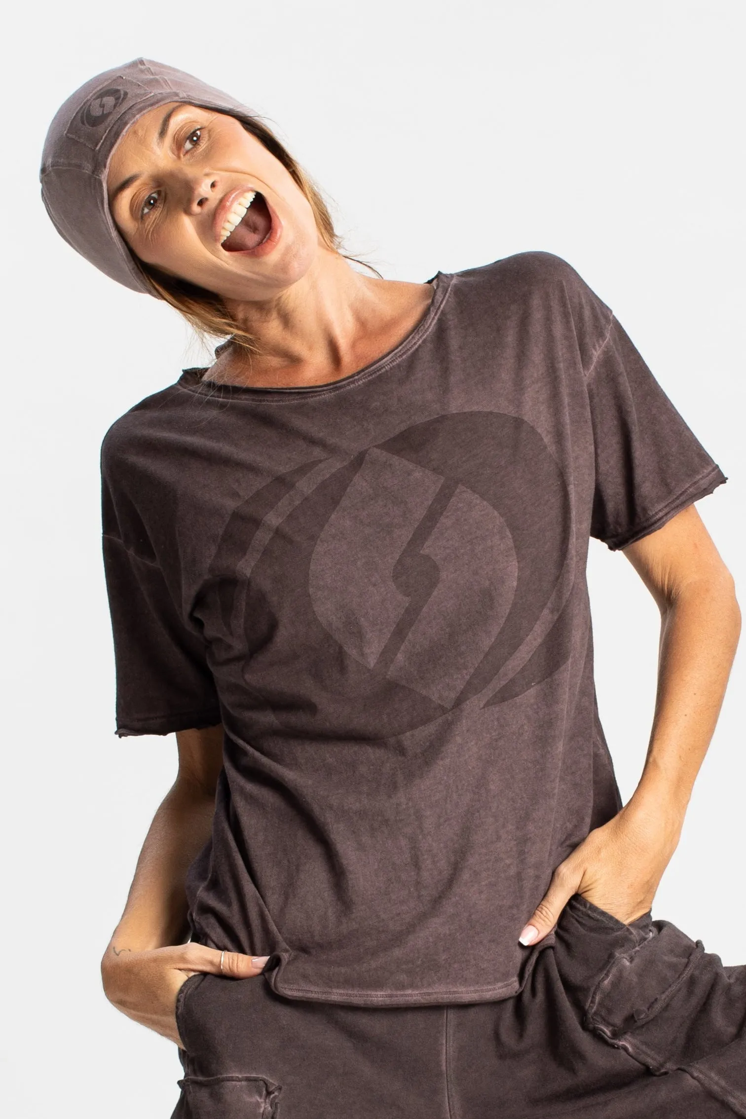 Round Neck T-Shirt, merchant product photograph